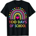 thumbnail image 1 of Cute 100 Days Of School Rainbow 100th Day Of School T-Shirt, 1 of 4