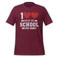 thumbnail image 1 of Cute 100 Days of School and Still Loving It Hearts 100th Day T-Shirt, 100 Days of School Shirt, Hearts 100 Days of School Shirt (Maroon, 2XL), 1 of 1