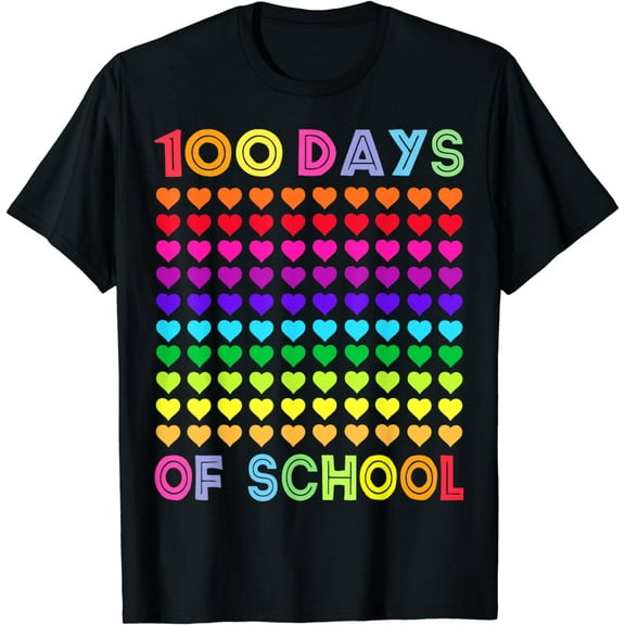 Cute 100 Days of school and still loving it Hearts 100th Day T-Shirt