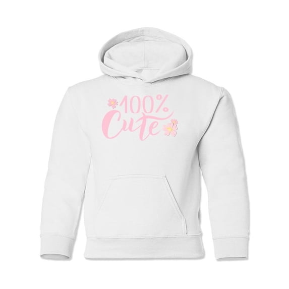 Cute 100 Percent Hoodie Juniors -Image by Shutterstock, Medium