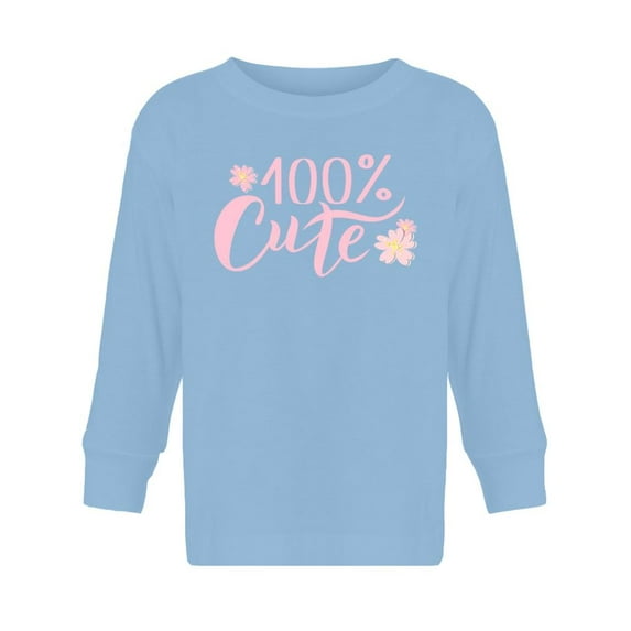 Cute 100 Percent Long Sleeve Toddler -Image by Shutterstock, 3 Toddler