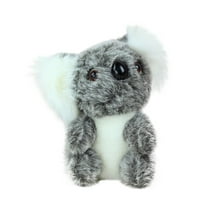 Cute 13cm Stuffed Koala Plush Toy – Realistic Zoo Animal Doll for Children, Soft Cuddly Koala Figure for Play & Display,Grey