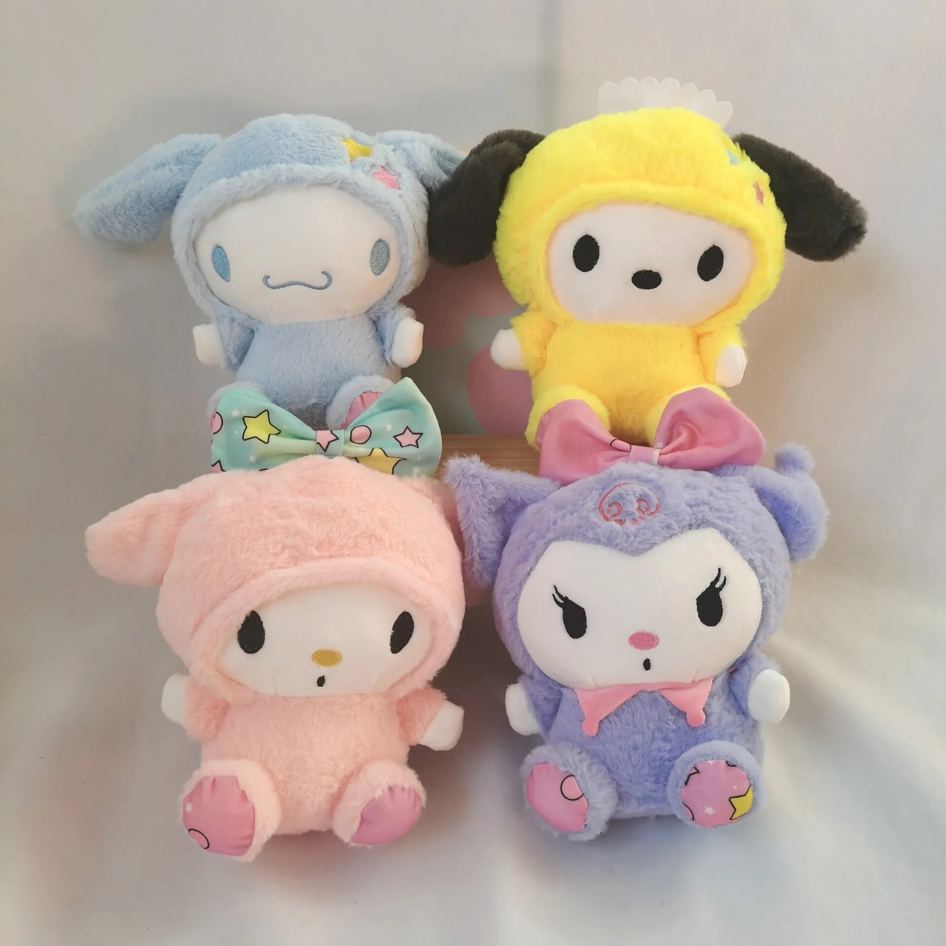 Cute 25Cm Sanrio Anime Plush Toy Cartoon Roll Cinnamoroll Soft Stuffed