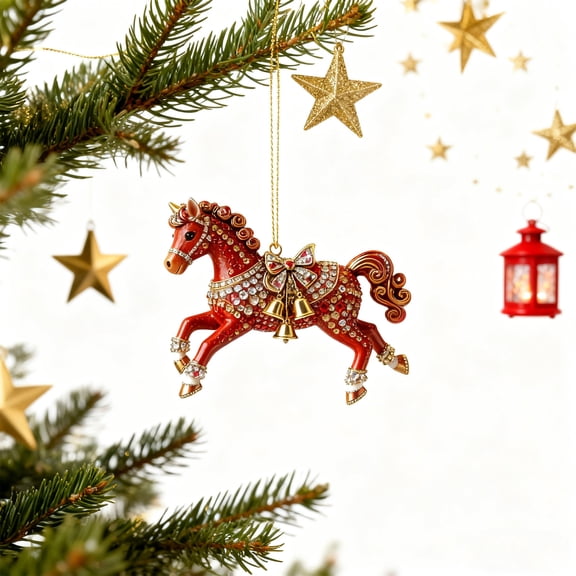 Cute 2D Acrylic Christmas Tree Ornament - 3.1in(8cm) Shatterproof Hanging Decor for Holiday Party, Xmas Tree & Home, Lightweight Festive Accent, L