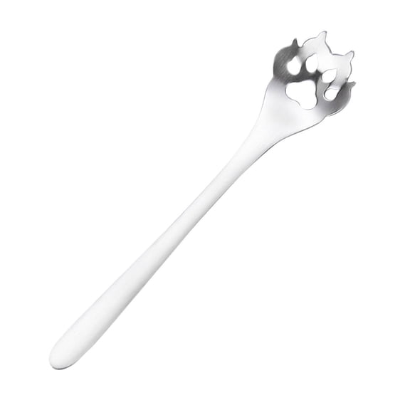 Cute 304 Stainless Steel Coffee Spoon, Tea Spoon for Mugs, Claw Dog Claw Design, Dishwasher Safe, Ideal for Stirring Coffee, Tea & Hot Chocolate, Durable and Comfortable Grip