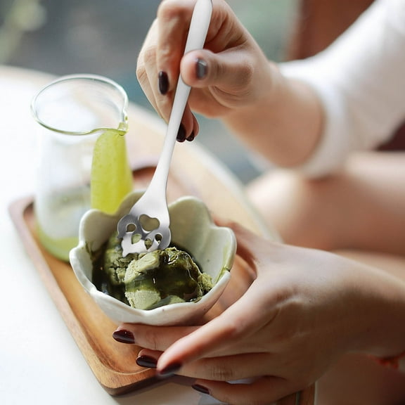 Cute 304 Stainless Steel Coffee and Tea Spoon, Dog Claw Design, 5.57-Inch Stirring Mug Spoon, Hollow Out Handle, Dishwasher