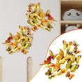 thumbnail image 1 of Cute 3D Butterfly Refrigerator Magnets Plastic Waterproof Magnet Decals Strong Hold for Kitchen Home Office Whiteboard Locker Decor Gift Butterfly Decorations Yellow 12Pcs, 1 of 9