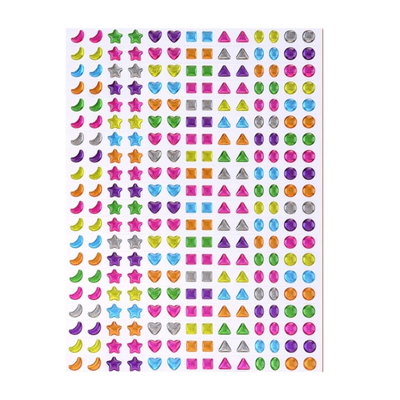 3D Puffier Sticker Sheets Adorable Small Sticker for Kid and Adult Tiny Sticker