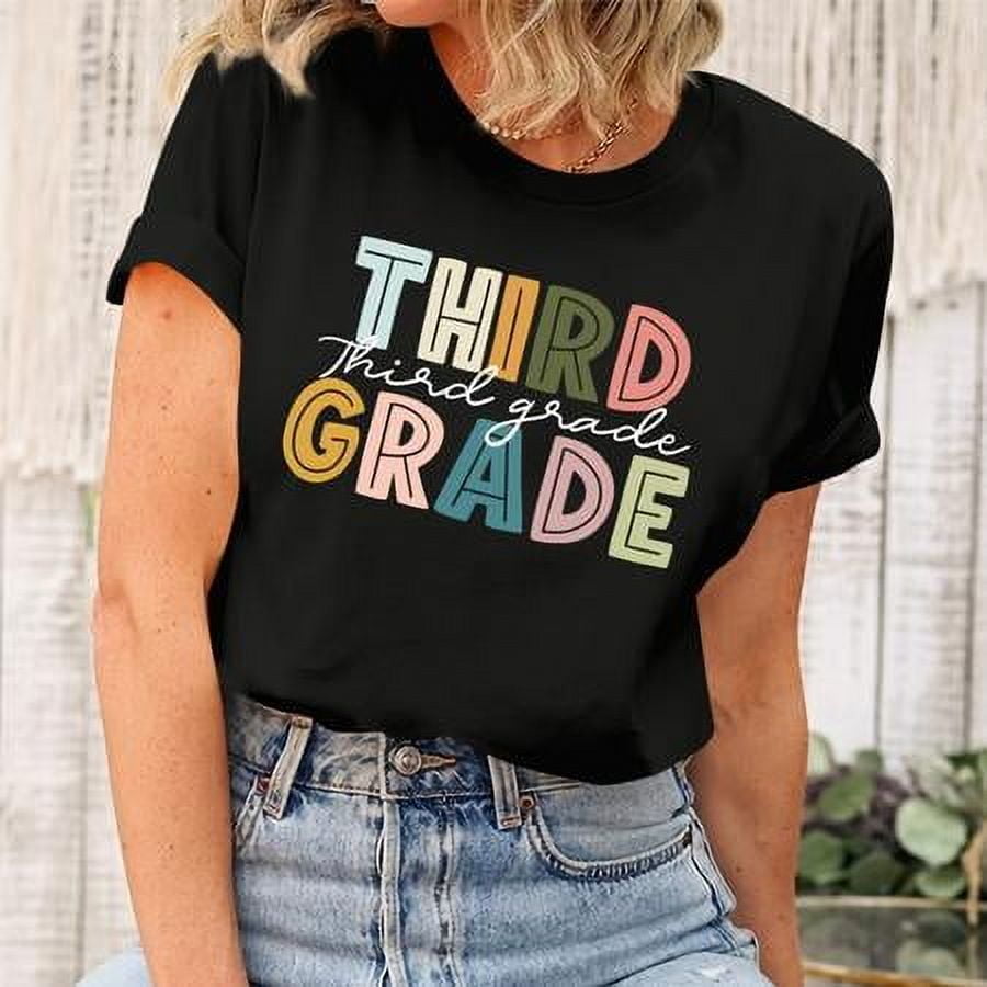 Cute 3Rd Grade Shirt, Third Grade Teacher Team, Matching School Shirt ...