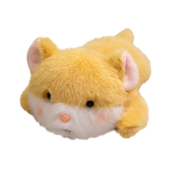 Cute 5.5 Inch Plush Hamster Fridge Magnet - Soft Plush Material, Magnetic Backing, No M Label - for Home Kitchen Fridge Decor, Office Whiteboard Accessory, Kids Bedroom Decoration, Gift for Animal Lo