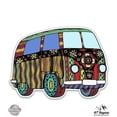 thumbnail image 1 of Cute 70's Hippie Van - 8" Vinyl Sticker - For Car Laptop I-Pad - Waterproof Decal, 1 of 1