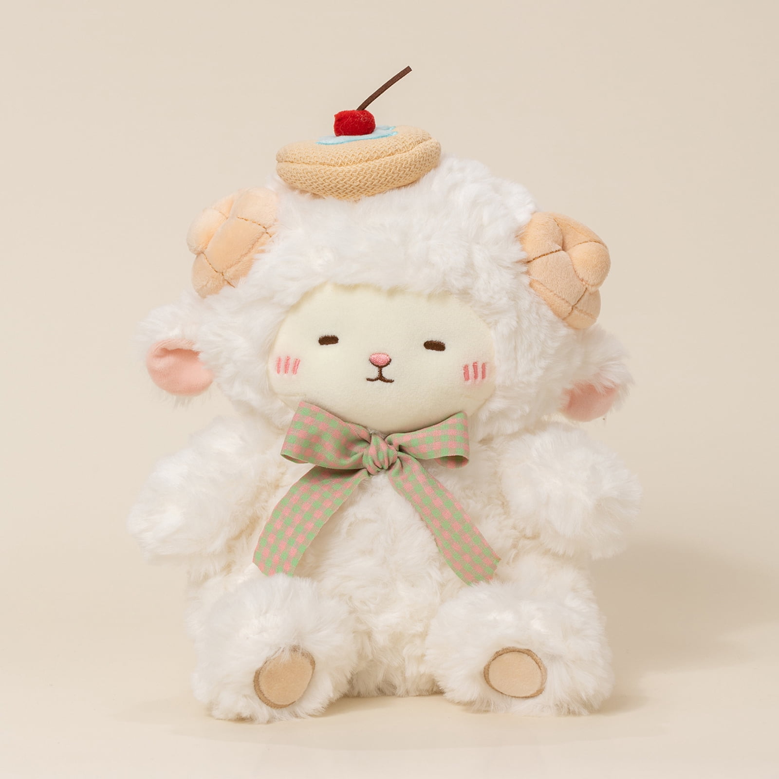 Cute 9.8in Lamb Plush, Soft Sheep Stuffed Animal Birthday Gifts, Easter Decorations for Home and Valentines Day Gifts for Room Decor, B