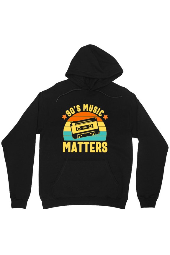 Cute 90's Music Concerns, Vintage 90's Music Graphic Funny Retro Hashtag Simple M9679 Unisex Hoodie, Up to Size 5XL