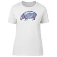 thumbnail image 1 of Cute Abstract Hippopotamus T-Shirt Women -Image by Shutterstock, Female Large, 1 of 2
