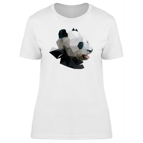Cute Abstract Panda Bear T-Shirt Women -Image by Shutterstock, Female Small