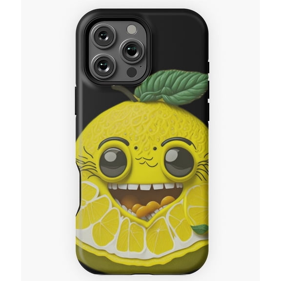 Cute Adorable Charming Smiling Lemon Phone Case for iPhone 16 15 14 13 12 11 Pro Max