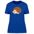 thumbnail image 1 of Cute Adorable Hedgehog Cartoon T-Shirt Women -Image by Shutterstock, Female XX-Large, 1 of 2