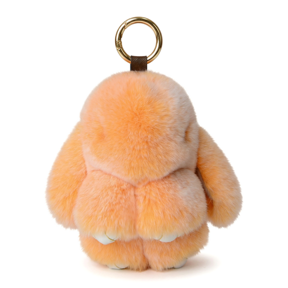 Cute Adorable Lazy Rabbit Plush Rabbit Bag CharmOrange