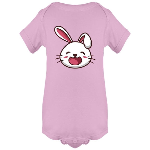 Cute Adorable White Bunny Head Bodysuit Infant -Image by Shutterstock,  18 Months