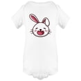 thumbnail image 1 of Cute Adorable White Bunny Head Bodysuit Infant -Image by Shutterstock,  6 Months, 1 of 2