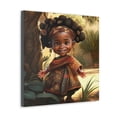 thumbnail image 1 of Cute Afro Girls Canvas, Canvas for Home Decor, Wall Decoration, 1 of 7