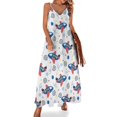 thumbnail image 1 of Cute Airplane Pattern Sleeveless Dress Loose Women's Dress Dresses Luxury Evening Dresses, 1 of 9