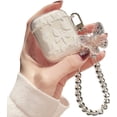 thumbnail image 1 of Cute Airpod 1&2 Clear Case with Keychain,Cute Bling Glitter Butterfly Pattern Design Soft Silicone Smooth Shockproof Compatible with Airpods 2/1 Charging Case for Girls Women, 1 of 12