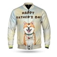 thumbnail image 1 of Cute Akita Loves Dad Happy Father's Day All Over Print 3D Baseball Jacket Inu Dog Lover Bomber Jacket Softball - 12008, 1 of 6