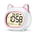 thumbnail image 1 of Cute Alarm Clock OK to Wake Clock, Toddler Sleep Training Clock with Night Light,5 Alarms,Snooze,Date and Temperature Cute Clock for Girls and Boys, 1 of 7