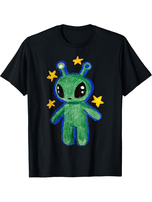 Cute Alien Baby UFO Baby Alien T-Shirt