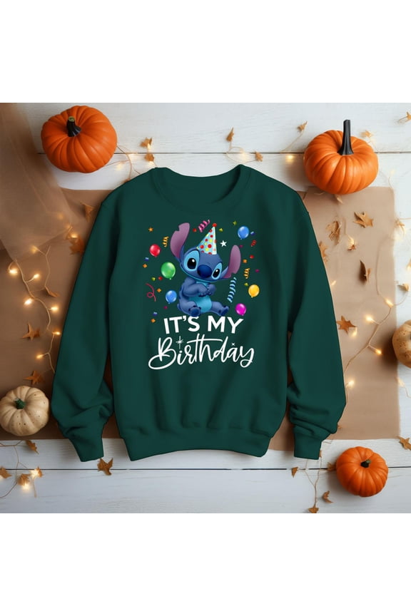 Cute Alien Birthday Shirt – Blue Creature Graphic Tee Gift for Fans New Instock-TH4692