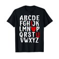 thumbnail image 1 of Cute Alphabet ABC I Love You Valentines Day Heart Toddler T-Shirt, 1 of 5