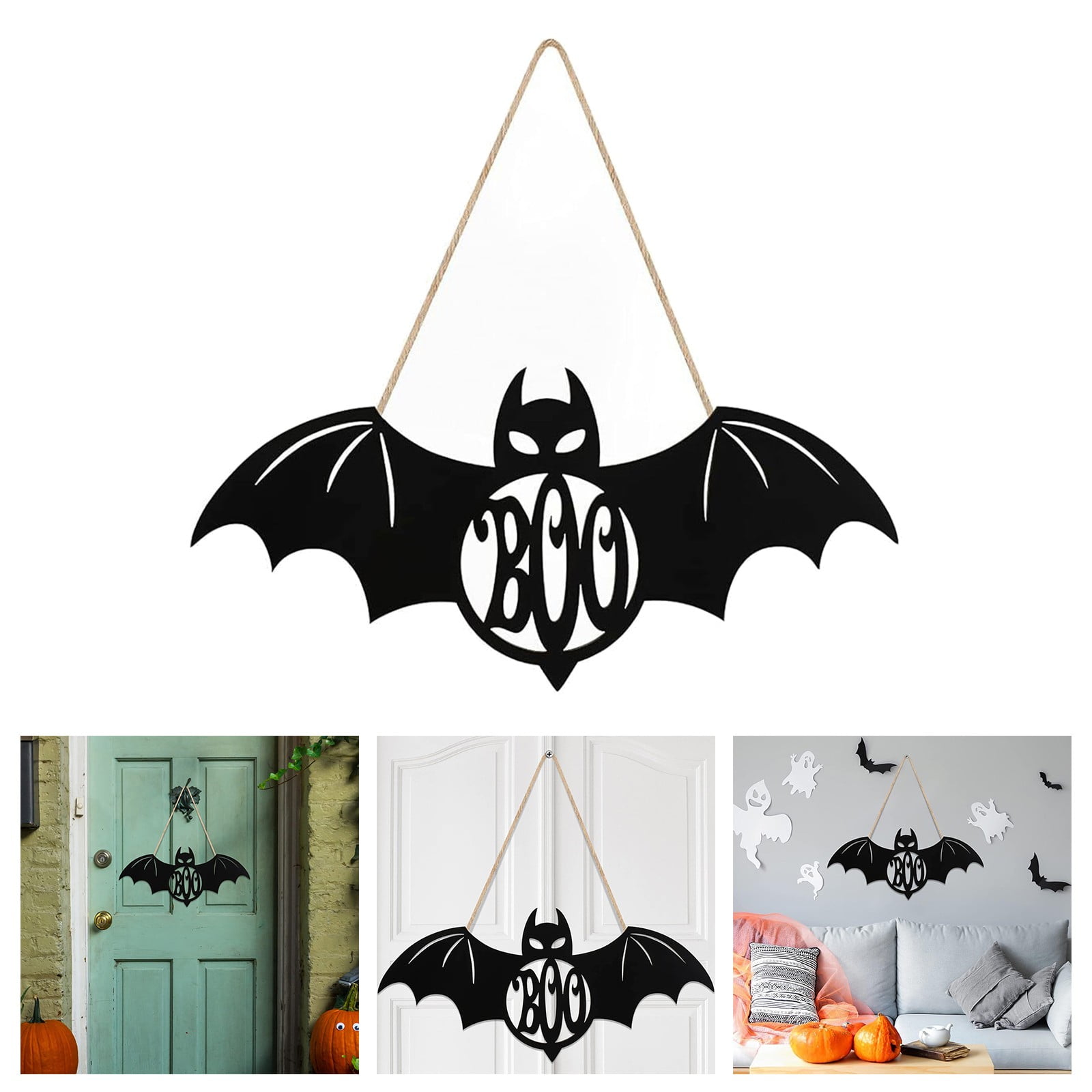 Cute And Bat Pendants Adapted To Bathroom Window Wall Staircase Scene ...