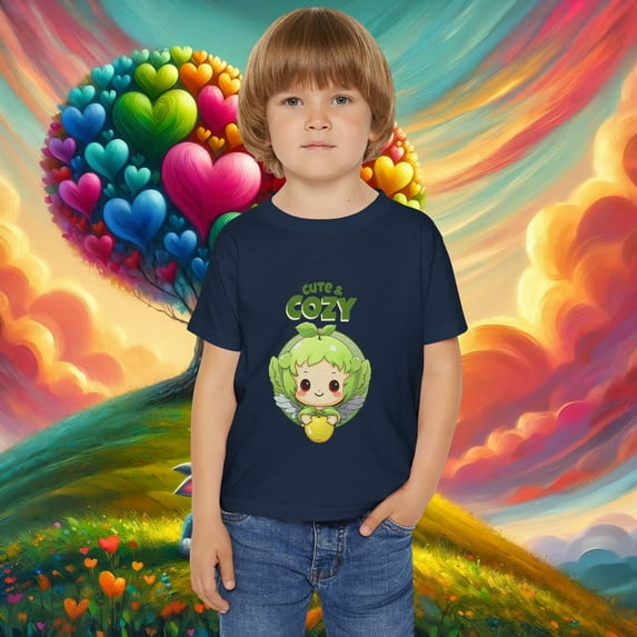 Cute And Cozy By AI Heavy Cotton™ Toddler T-shirt