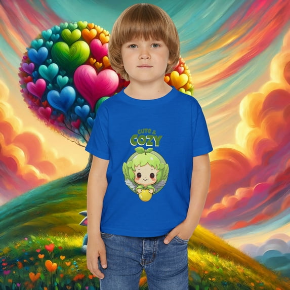 Cute And Cozy By AI Heavy Cotton™ Toddler T-shirt