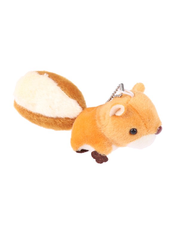 Cute And Cute Big Tail Squirrel Pendant Plush Toy Little Squirrel Doll Cartoon Bag Pendant Keychain Doll