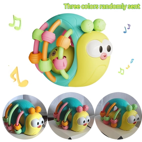 Cute And Fun Handheld Baby Ringing Bell, Infant Gripable Ball Toy, Bite-Safe Teething Toy for Babies