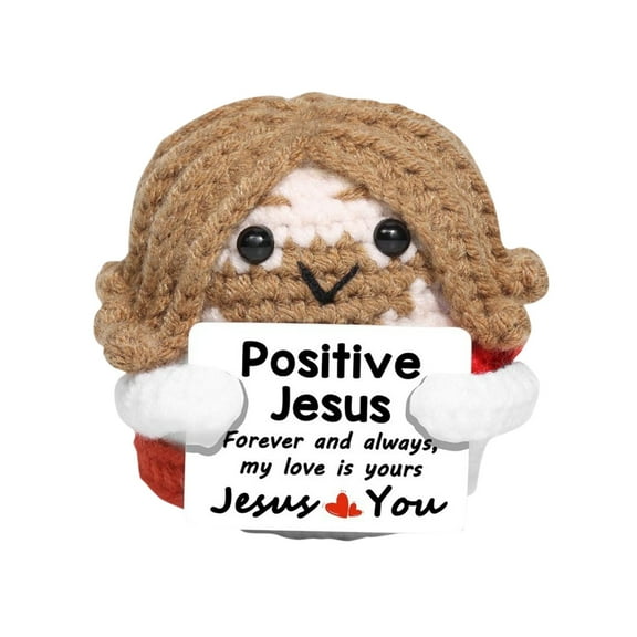 Cute And Quirky Plush Toy With Positive Jesus Design For Big Kids And Teens Soft Material And Creative Decoration