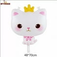 thumbnail image 1 of Cute Angel Cat Foil Balloons Helium Balloon Baby Shower Birthday Party Decoration Newborn Photography Props Supplies Kids Toy, 1 of 4