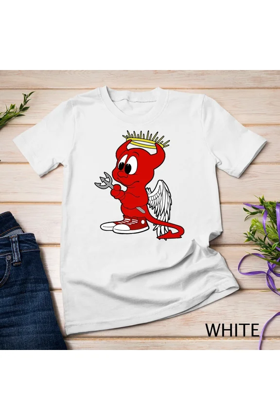 Cute Angel Devil Halloween Theme Women Costume Party Unisex T-Shirt, up to size 5XL