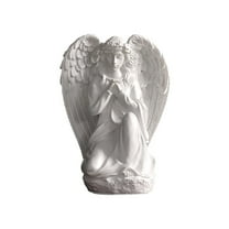 Cute Angel Resin Statue , White, Indoor/Outdoor Home/Garden Decor, for Weddings/Christmas, Peaceful & Elegant Ornament