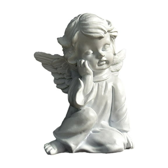 Cute Angel Statue for Desktop Ornament - Indoor and Outdoor Home Decoration