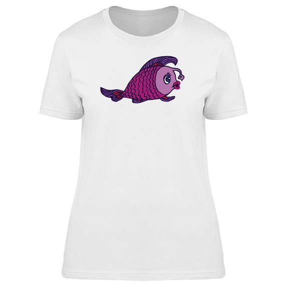 Cute Angler Fish With Lips Tee Women's -Image by Shutterstock