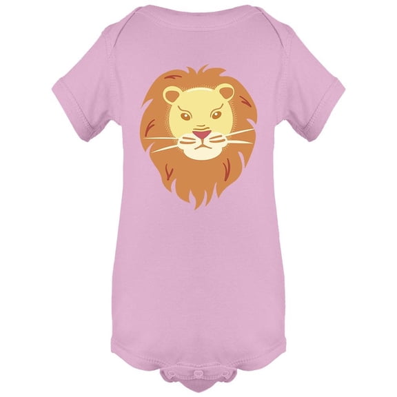 Cute Angry Lion Bodysuit Infant -Image by Shutterstock,  24 Months
