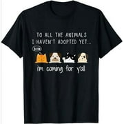 Cute Animal Adoption Tee: Find Your Furry Friend
