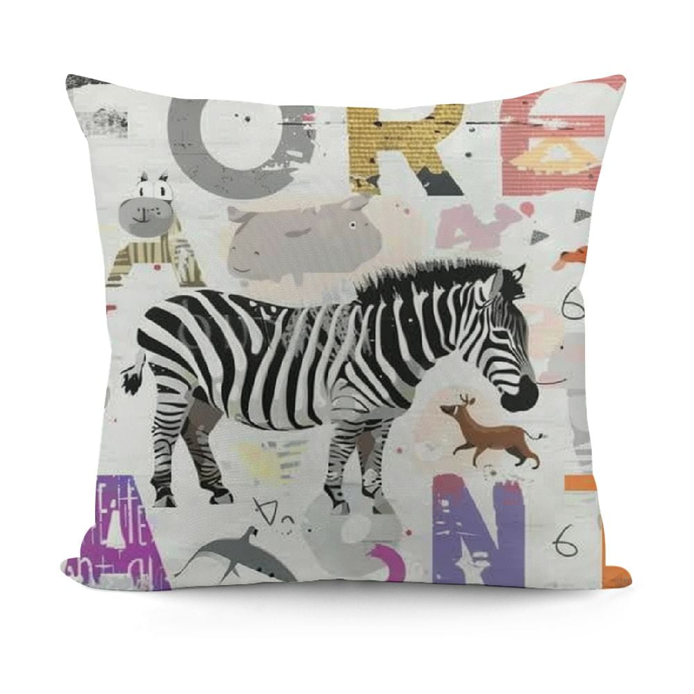 Cute Animal Alphabet for Sofa Couch Bed Chair Car Lovely Educational
