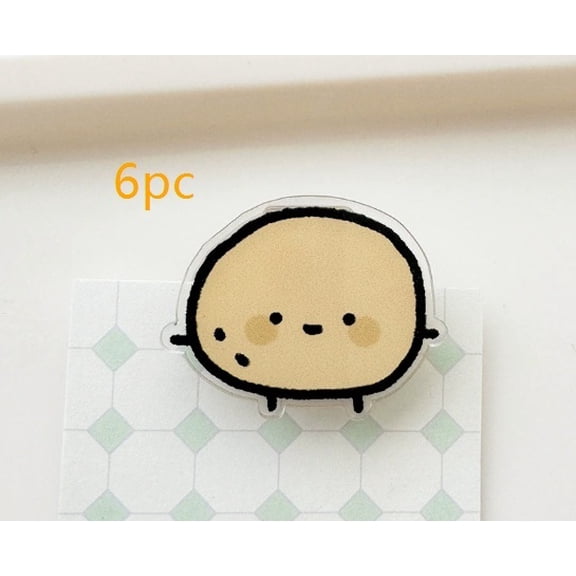Cute Animal Cartoon Decorative Sealing Clips - 12 Pack Fun Whimsical Bag Clips Paper Clamps for School Office Home Organization