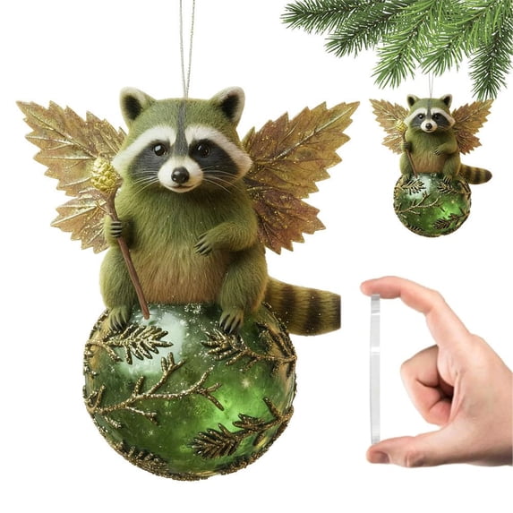 Cute Animal Christmas Ornament - 2D Acrylic Wildlife Wonders Collection ...