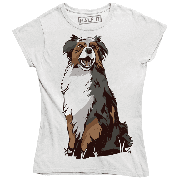 Cute Animal Dog Lover Printed Design Women's T-Shirt