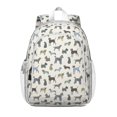 thumbnail image 1 of Cute Animal Dogs Backpack for School,Cute School Bag,Schoolbag with Adjustable Shoulder Straps & Padded Back,15"x11.42"x5.5", 1 of 6
